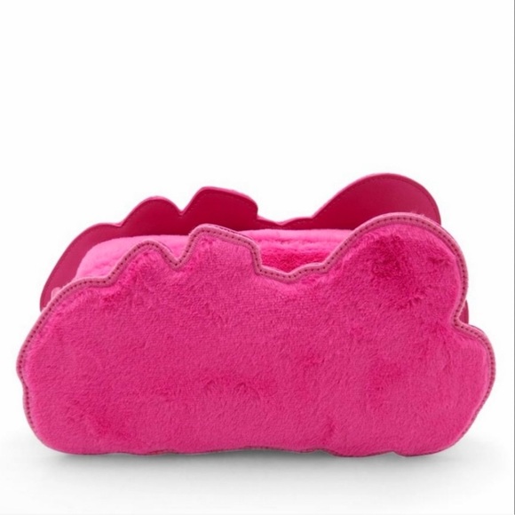 NWT x Barbie Logo Fuzzy Crossbody Bag Still Factory Sealed Limited Edition - Picture 6 of 9